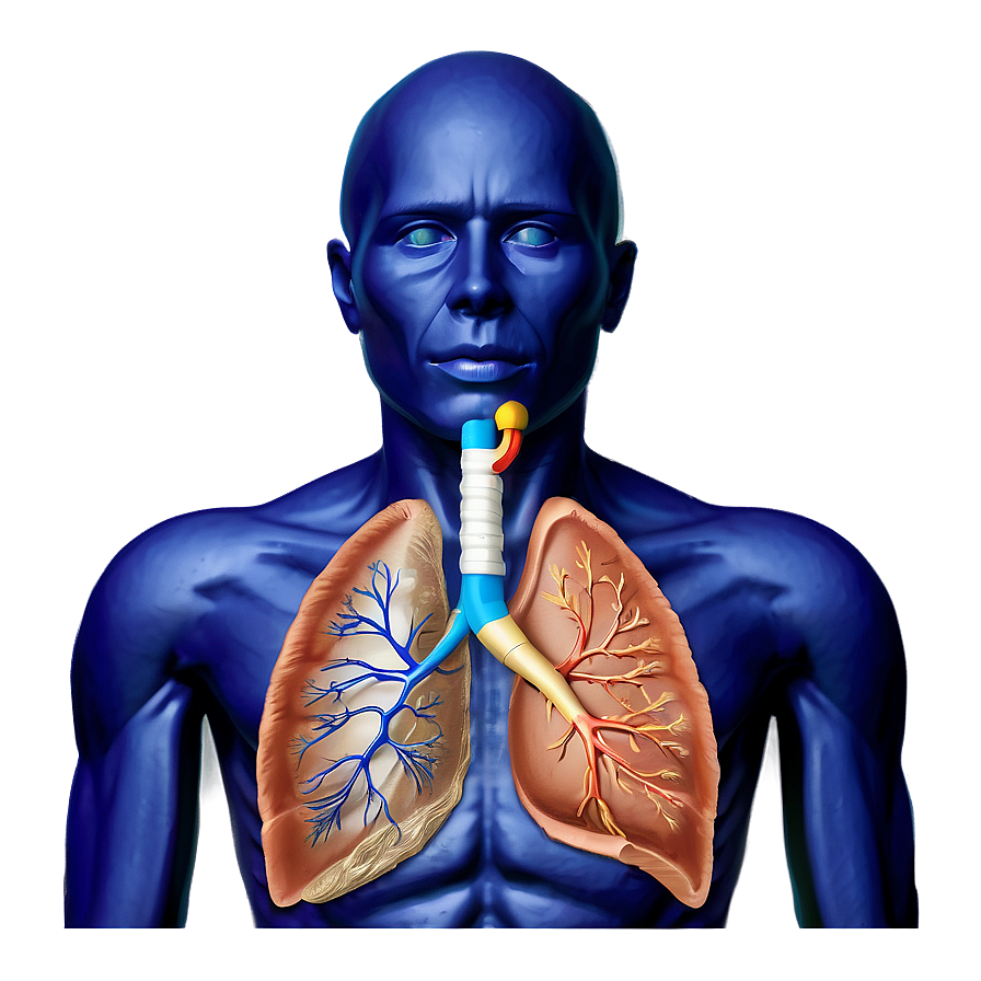 Respiratory System Parts Labeled Png Pcx PNG Image