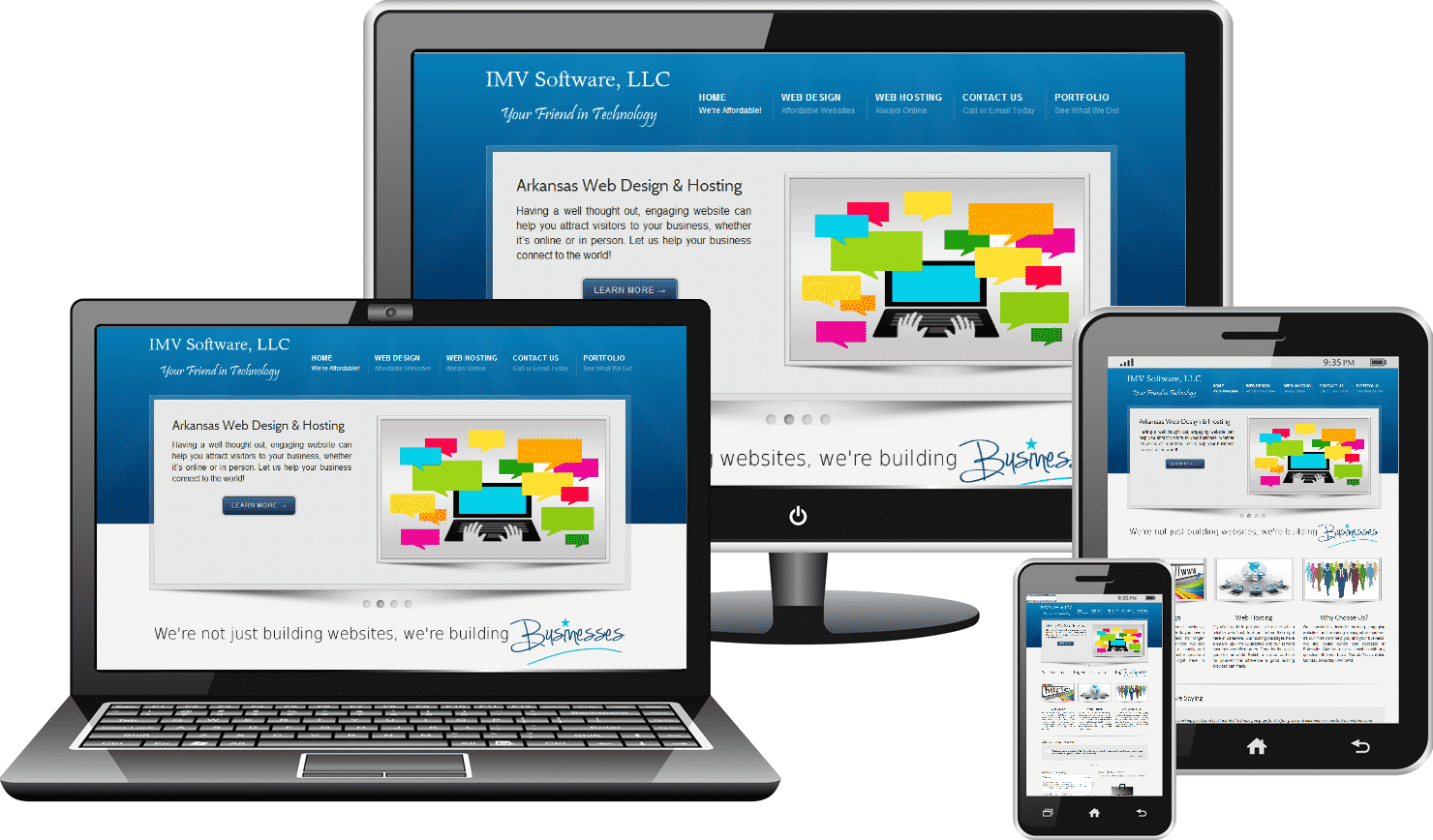 Responsive Web Design Display PNG Image