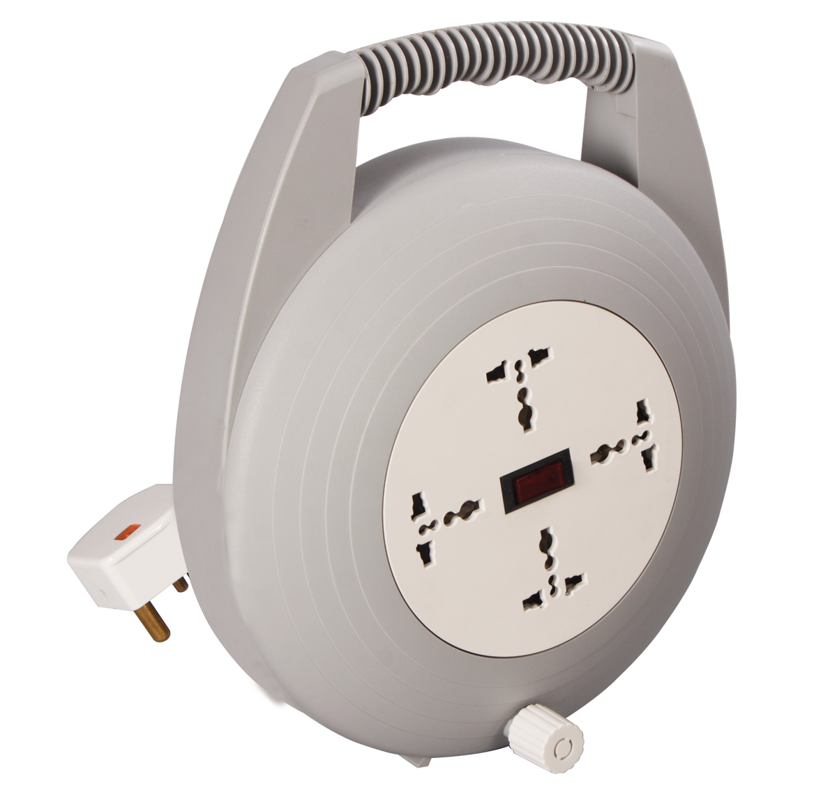 Retractable Extension Cord Reel PNG Image