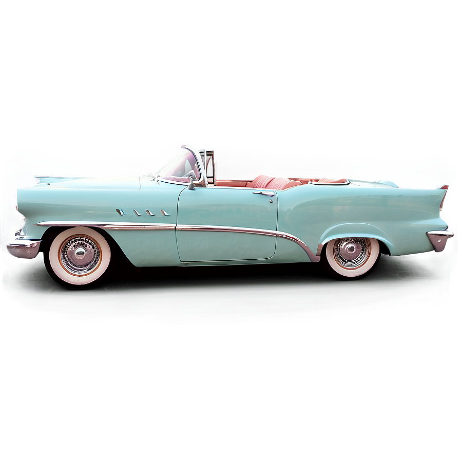 Retro 1950s Convertible Cars Png 06242024 PNG Image