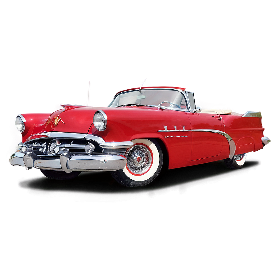 Retro 1950s Convertible Cars Png Kpg54 PNG Image