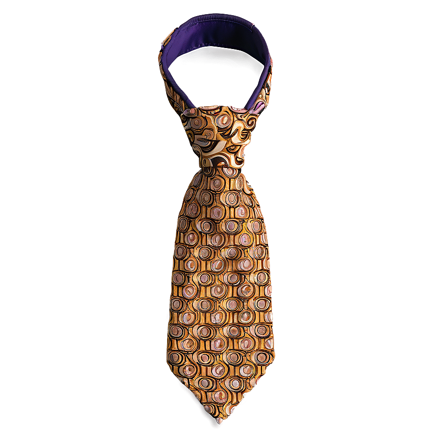 Retro 70s Style Tie Png Hij38 PNG Image