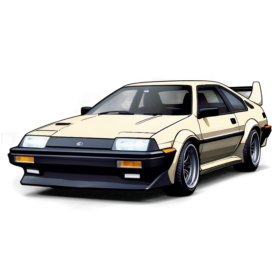 Retro Ae86 Vehicle Png 80 PNG Image