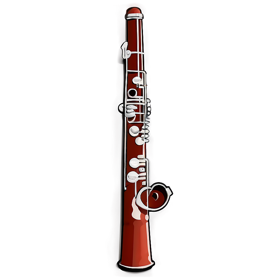 Retro Bassoon Poster Png Pyg PNG Image