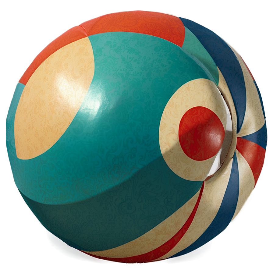 Retro Beach Ball Png Xwr69 PNG Image