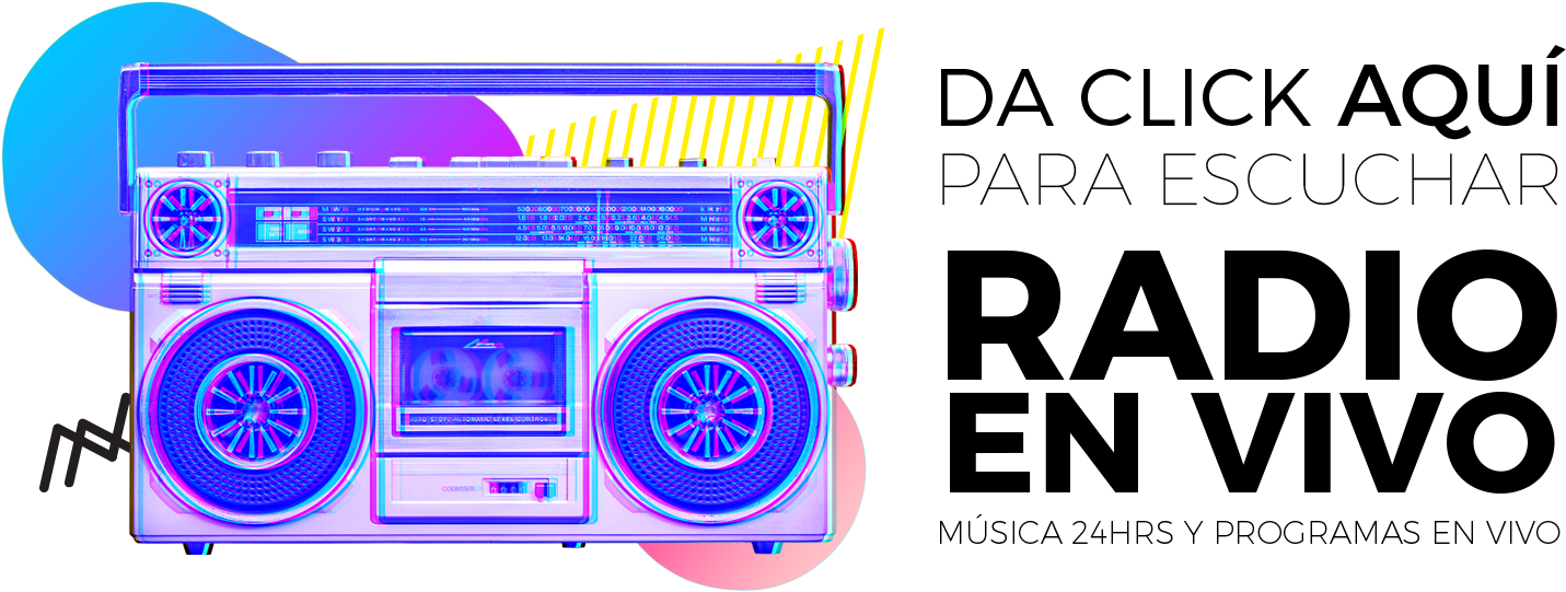 Retro Boombox Radio Online Promo PNG Image