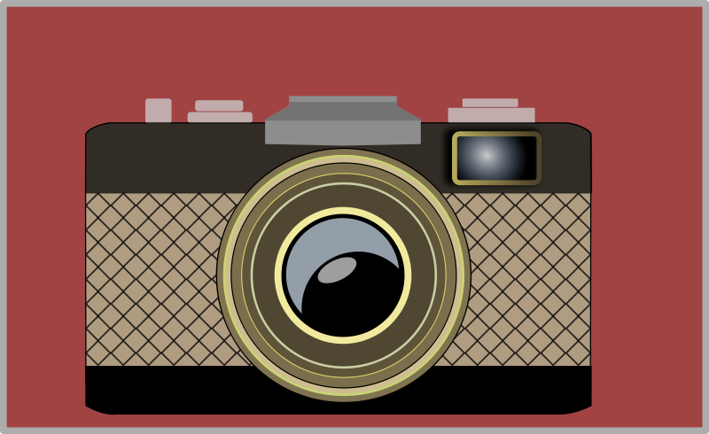 Retro Camera Illustration PNG Image