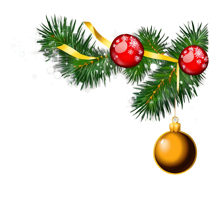 Retro Christmas Decorations Png 75 PNG Image