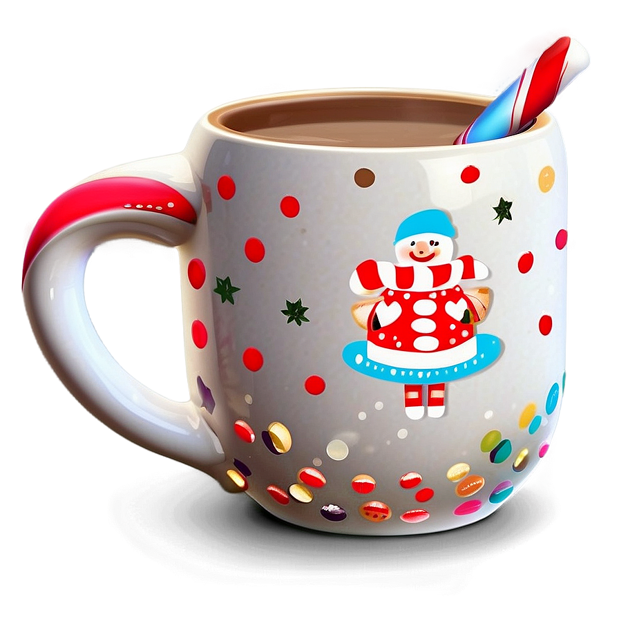 Retro Christmas Hot Chocolate Png 39 PNG Image