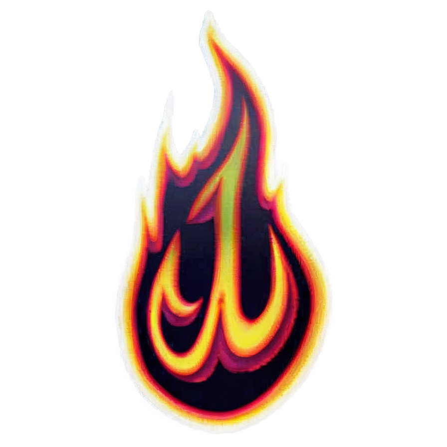 Retro Fire Overlay Png 29 PNG Image