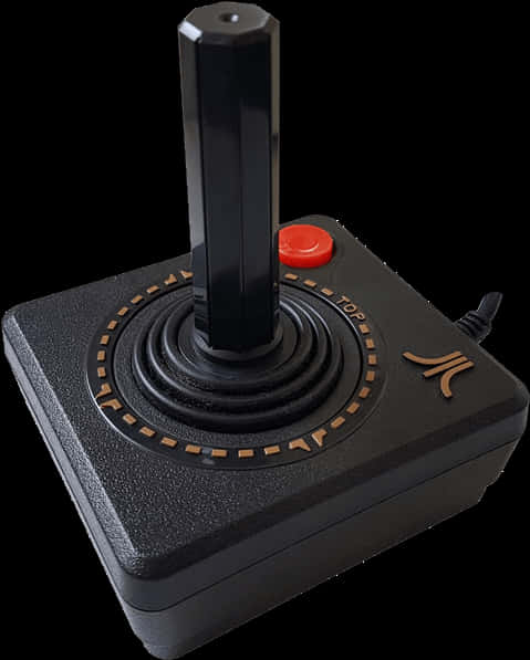 Retro Game Controller Joystick PNG Image