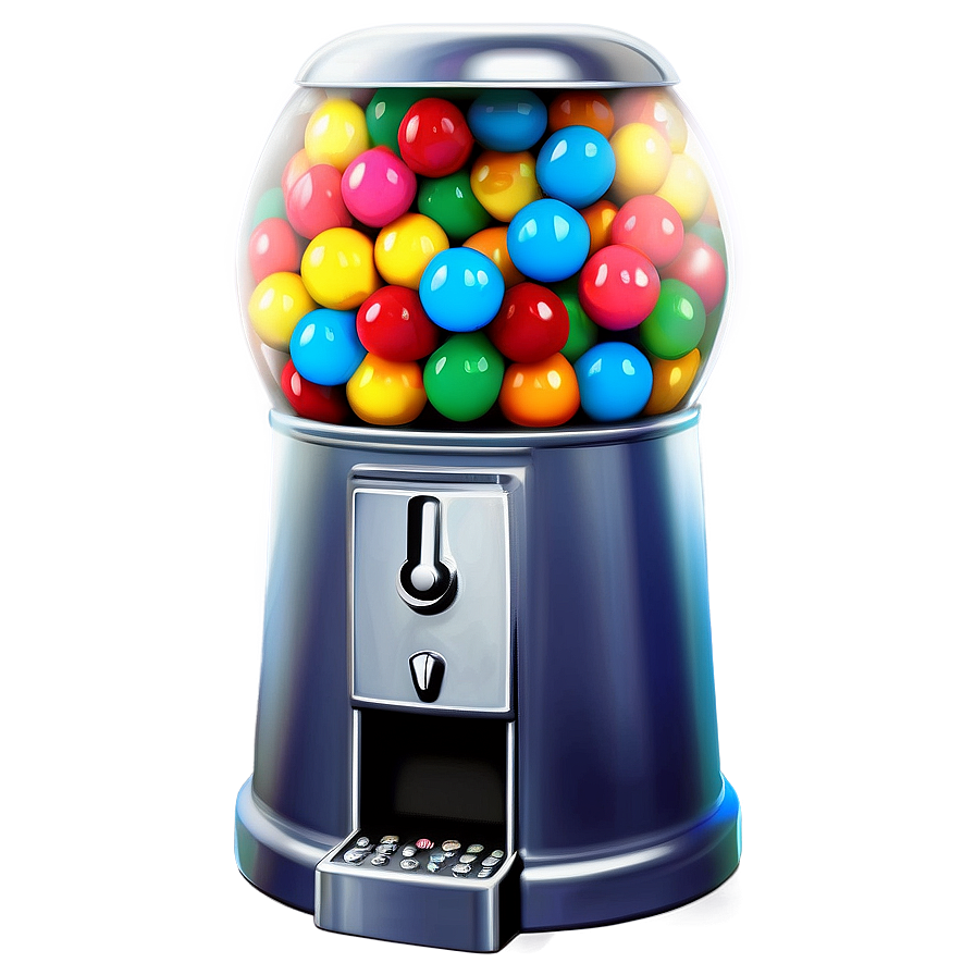 Retro Gumball Machine Png 06292024 PNG Image