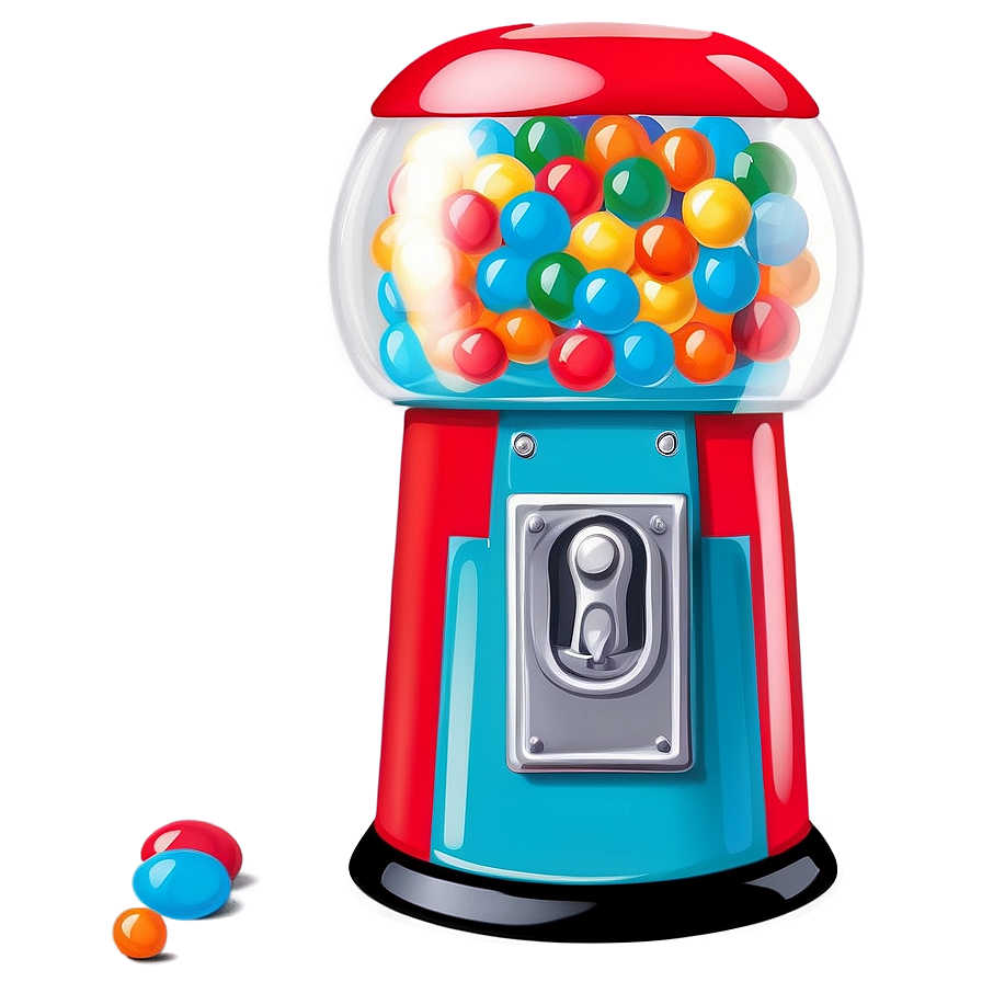 Retro Gumball Machine Png Tjy PNG Image