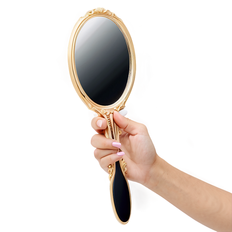 Retro Hand Mirror Png Erh PNG Image