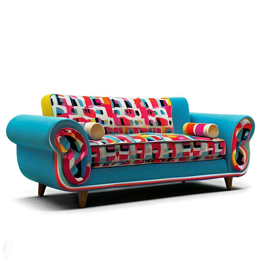 Retro Inspired Couch Png 67 PNG Image