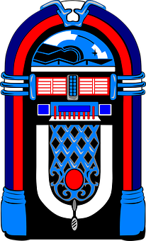 Retro Jukebox Vector Illustration PNG Image