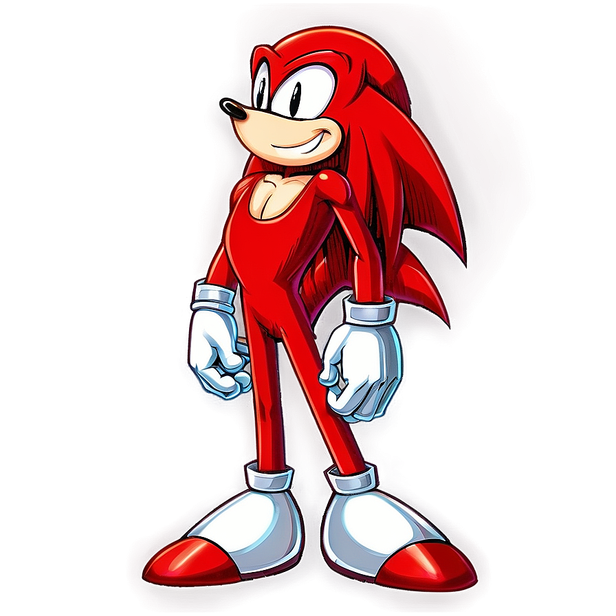 Retro Knuckles Sprite Png Yol PNG Image