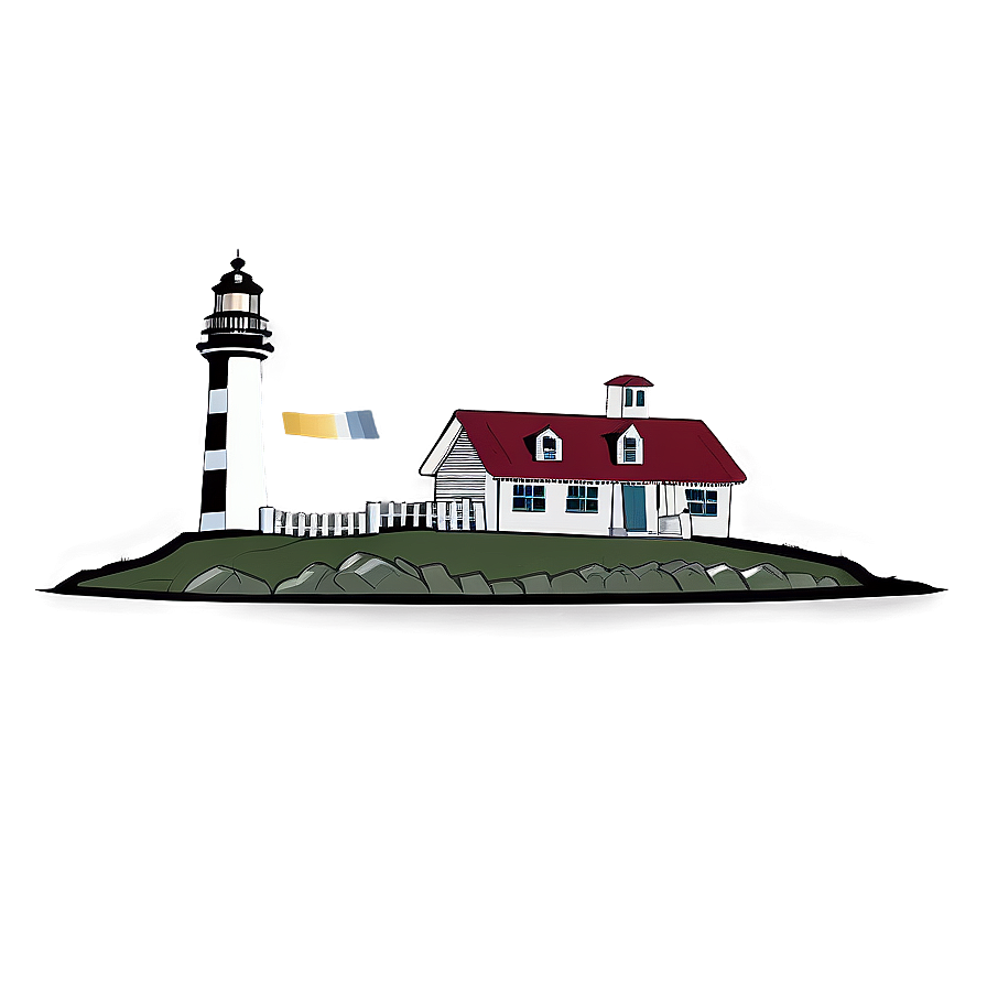 Retro Lighthouse Png Kra42 PNG Image