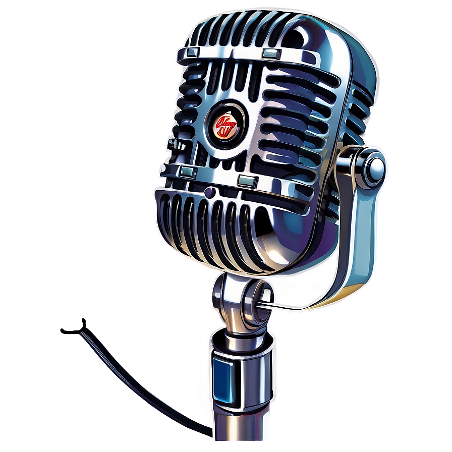 Retro Microphone Png 10 PNG Image