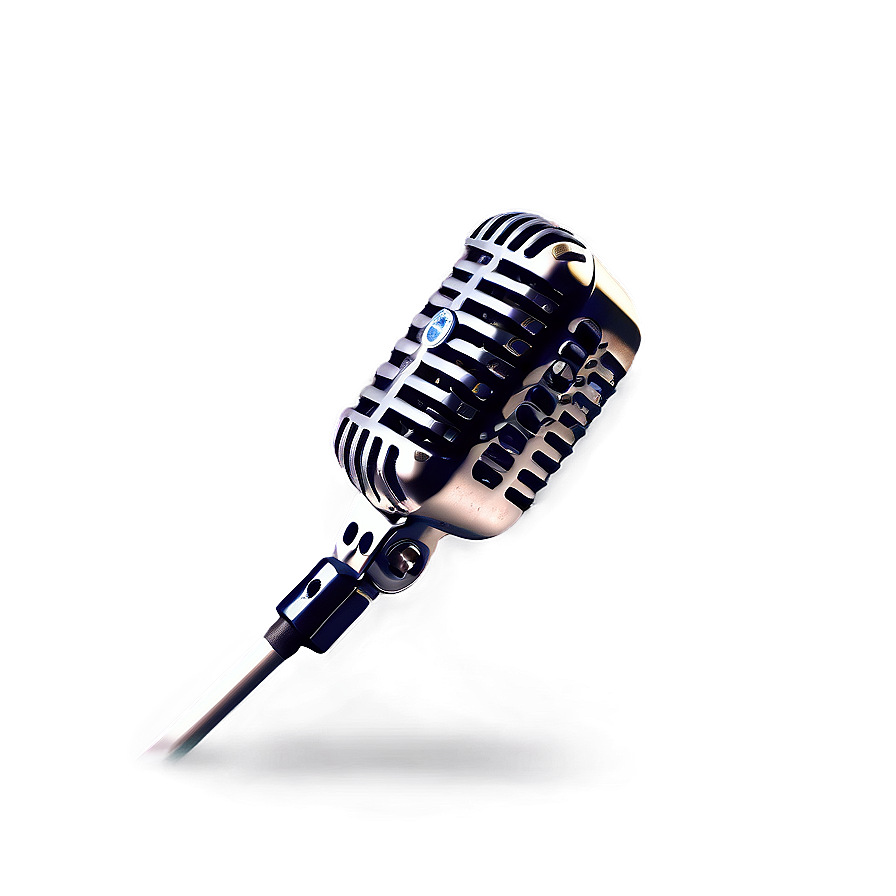 Retro Microphone Png Csl33 PNG Image