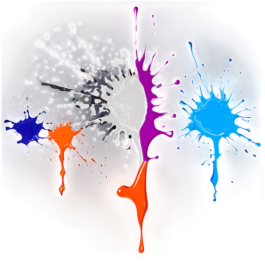 Retro Paint Splash Png 05242024 PNG Image