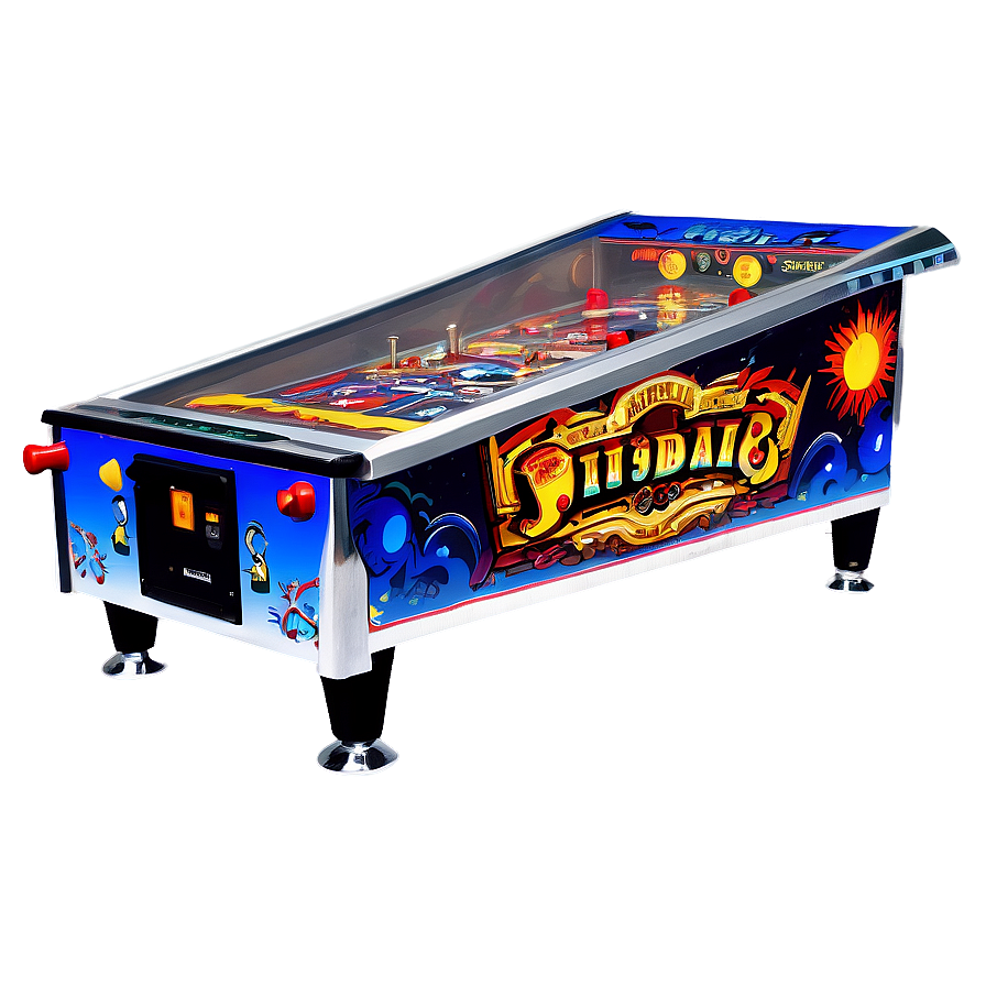 Retro Pinball Arcade Png 06242024 PNG Image