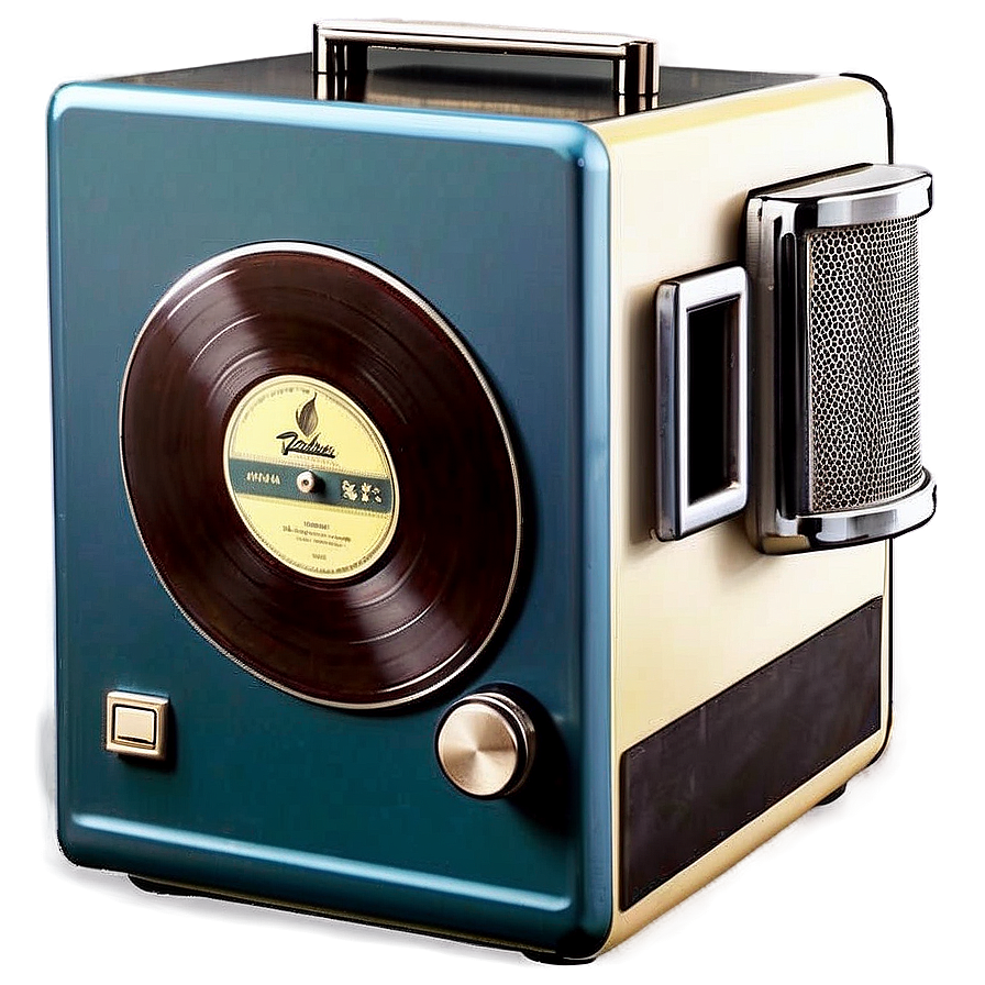 Retro Record Player Png Jte28 PNG Image