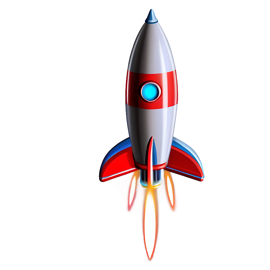 Retro Rocketship Png Msr84 PNG Image