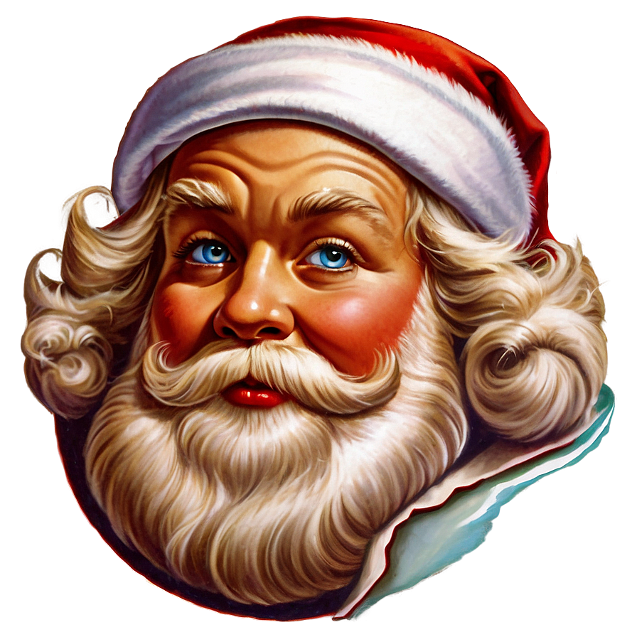 Retro Santa Claus Png 05212024 PNG Image