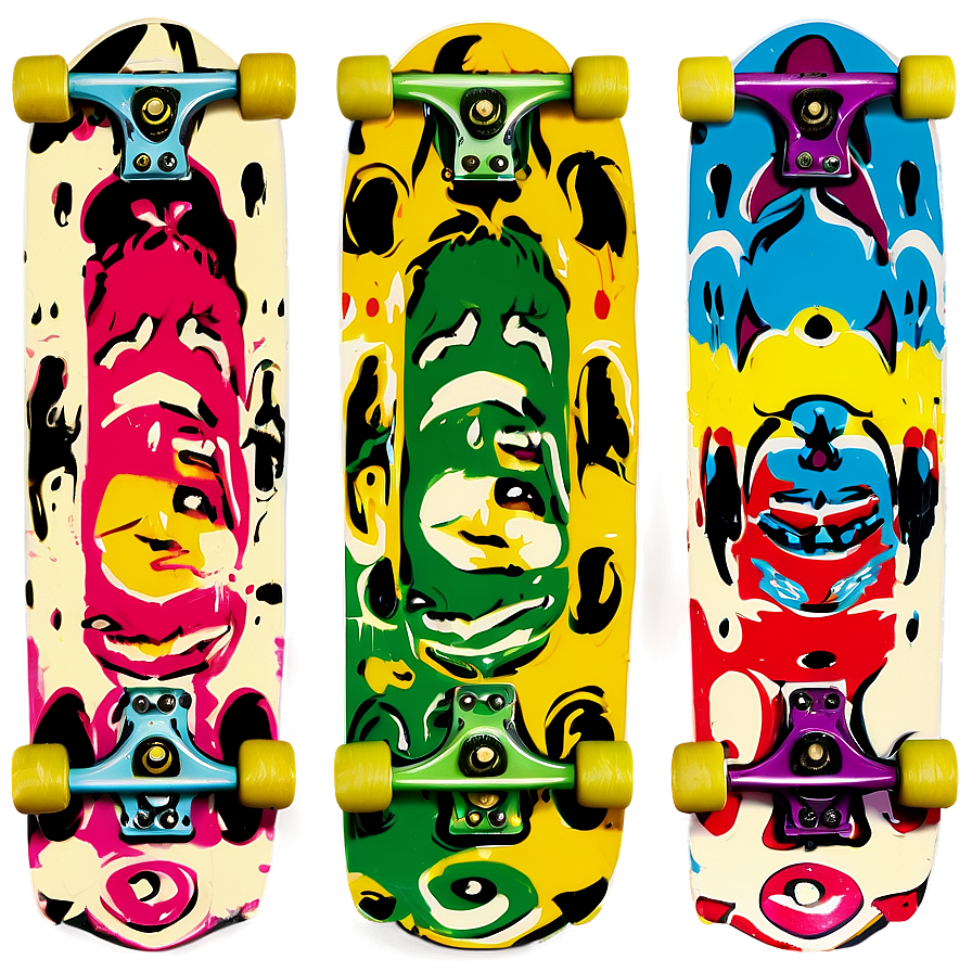 Retro Skateboard Culture Png 05212024 PNG Image