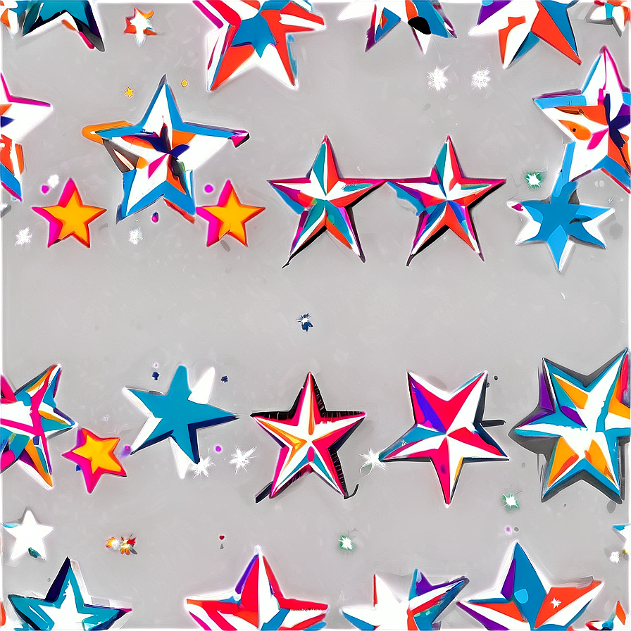 Retro Stars Transparent Png 20 PNG Image