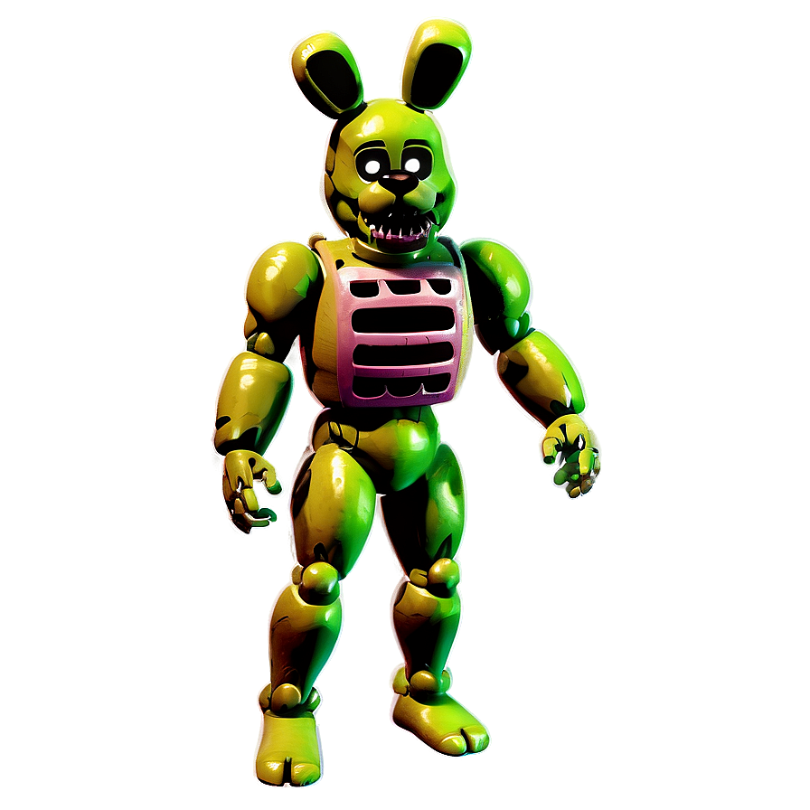 Retro Style Springtrap Png Sym PNG Image