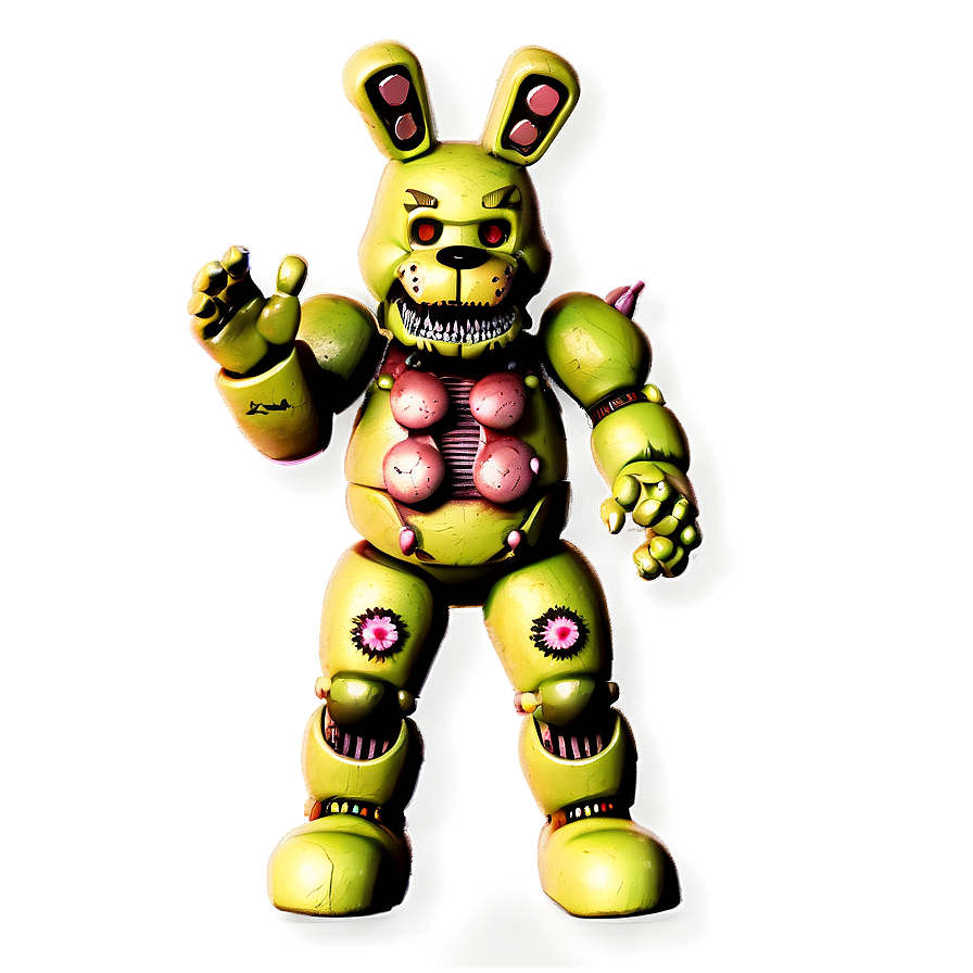 Retro Style Springtrap Png Ulx PNG Image