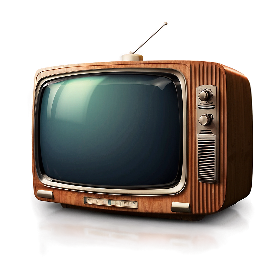 Retro Style Tv Icon Png Yki54 PNG Image