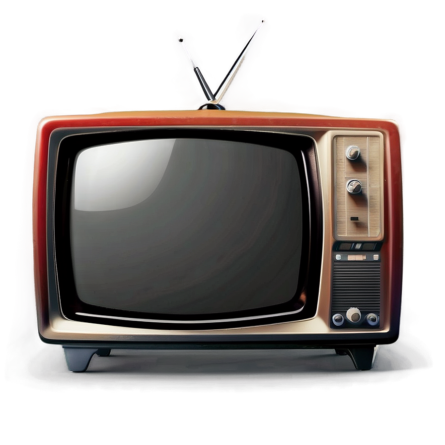 Retro Style Tv Set Png Uhh PNG Image