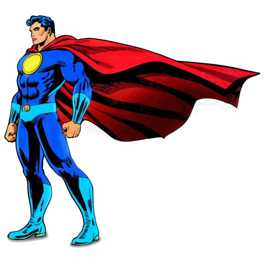 Retro Superhero Cape Style Png 78 PNG Image