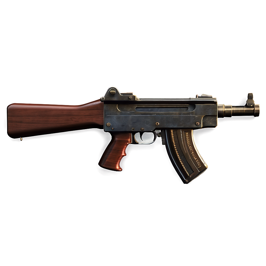 Retro Tommy Gun Concept Png 28 PNG Image