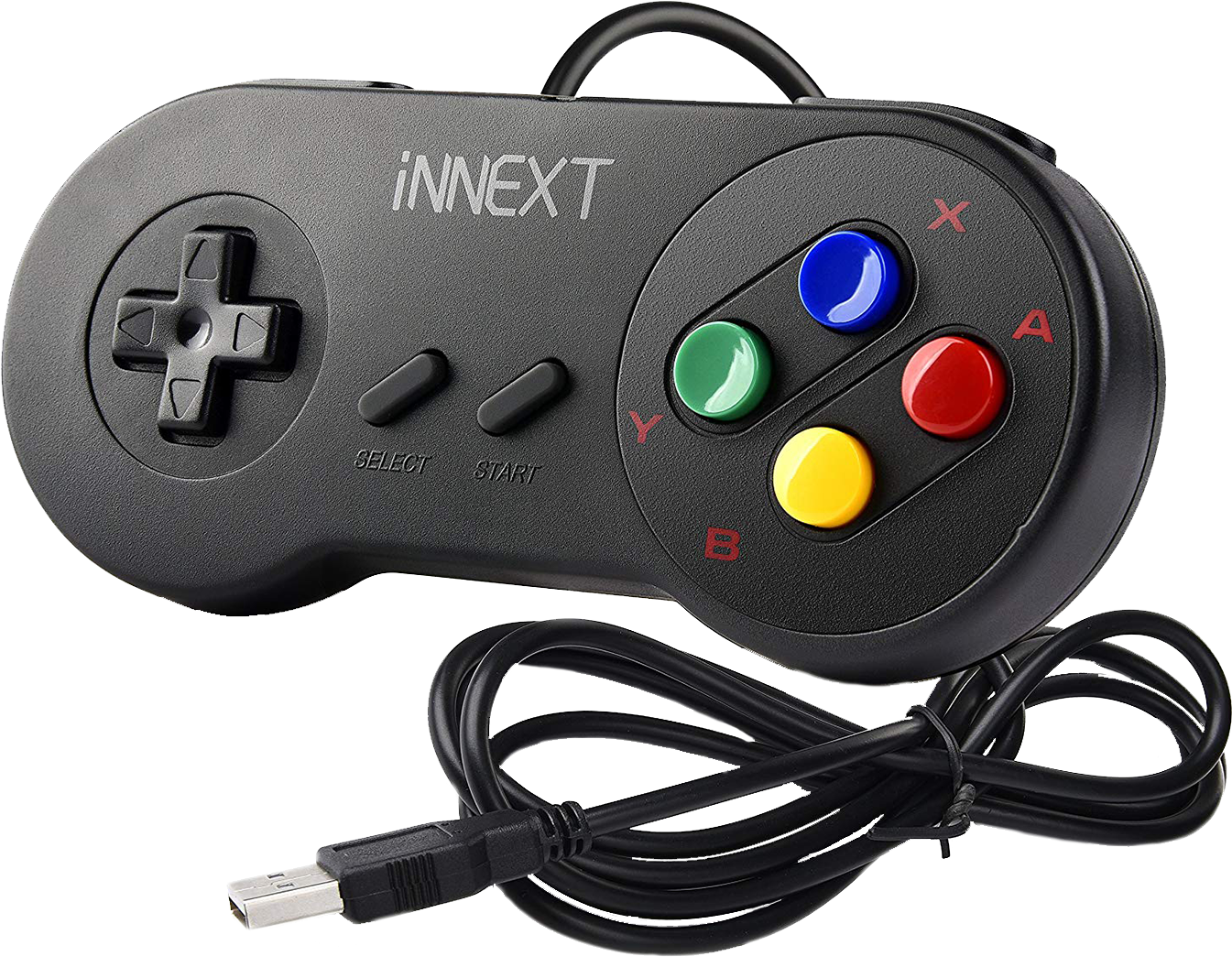 Retro U S B Gamepad Controller PNG Image