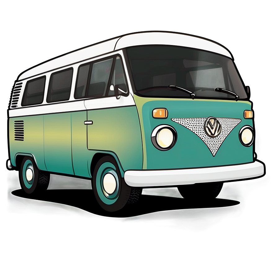 Retro Van Clipart Png Ege PNG Image