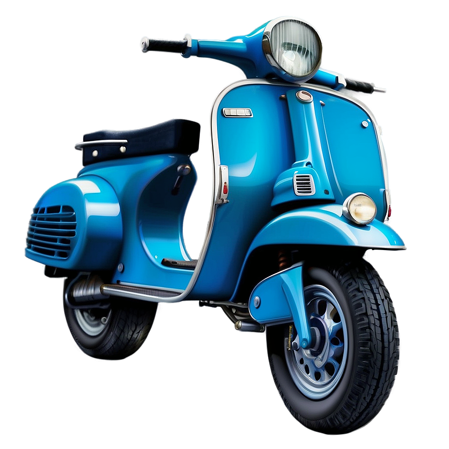 Retro Vespa With Helmet Png 54 PNG Image