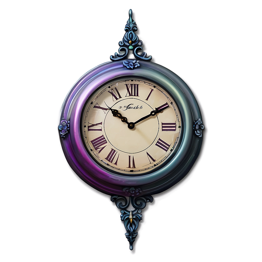 Retro Wall Clock Png Isg5 PNG Image