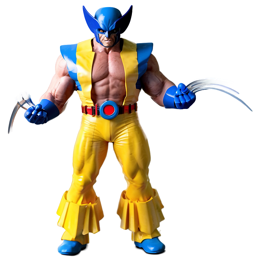 Retro Wolverine Costume Png Gvl PNG Image