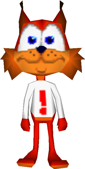 Retro3 D Character Design PNG Image