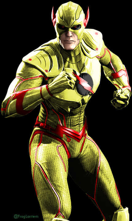 Reverse Flash_ Character_ Art PNG Image