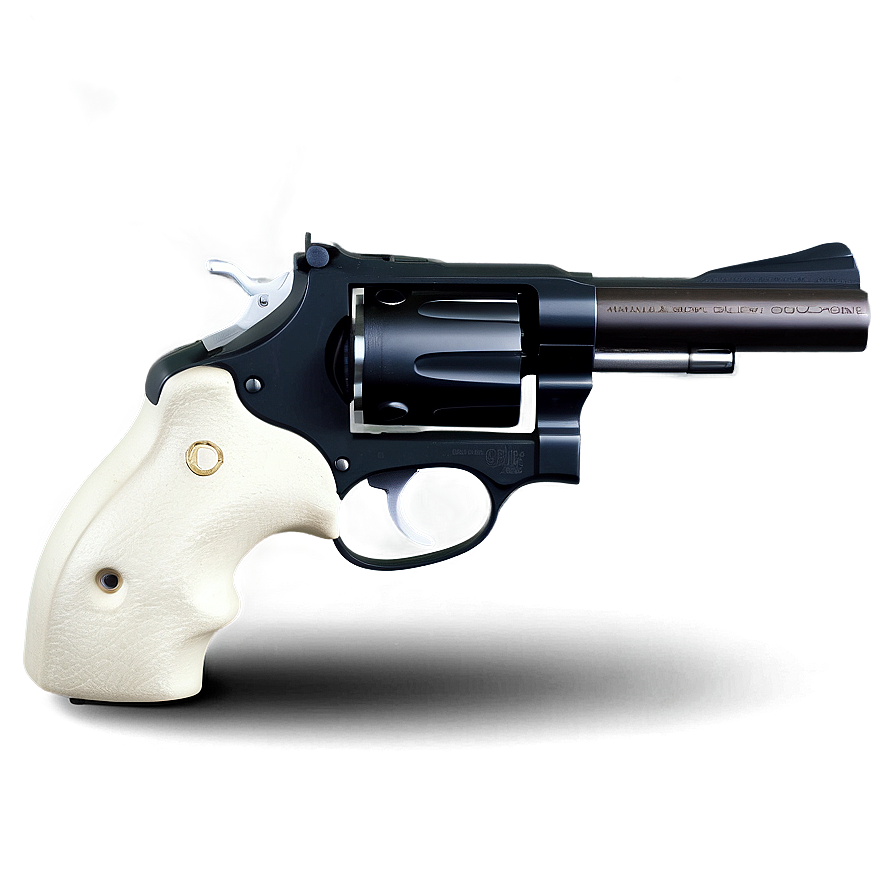 Revolver On White Background Png 84 PNG Image