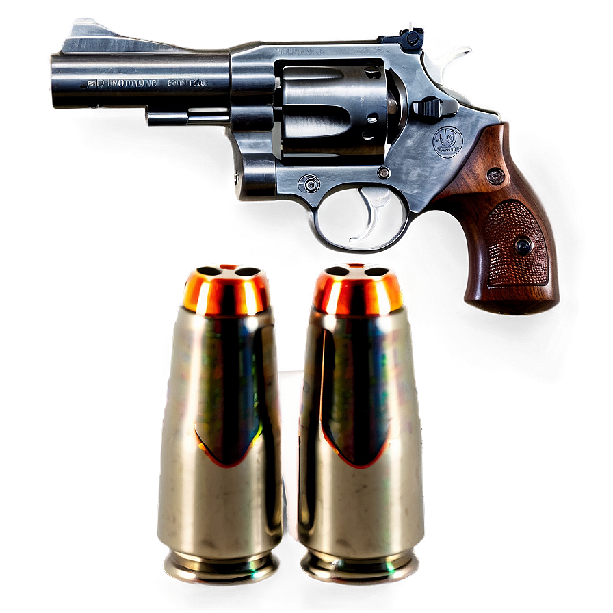 Revolver With Bullets Png 05242024 PNG Image