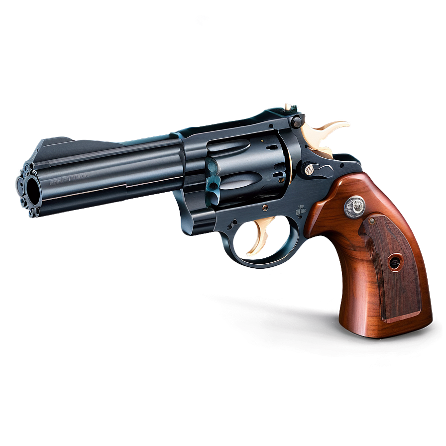 Revolver With Bullets Png 81 PNG Image