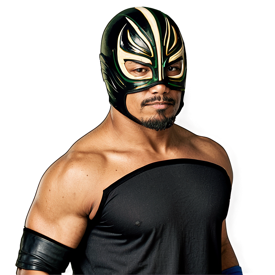 Rey_ Mysterio_ Portrait_in_ Mask PNG Image