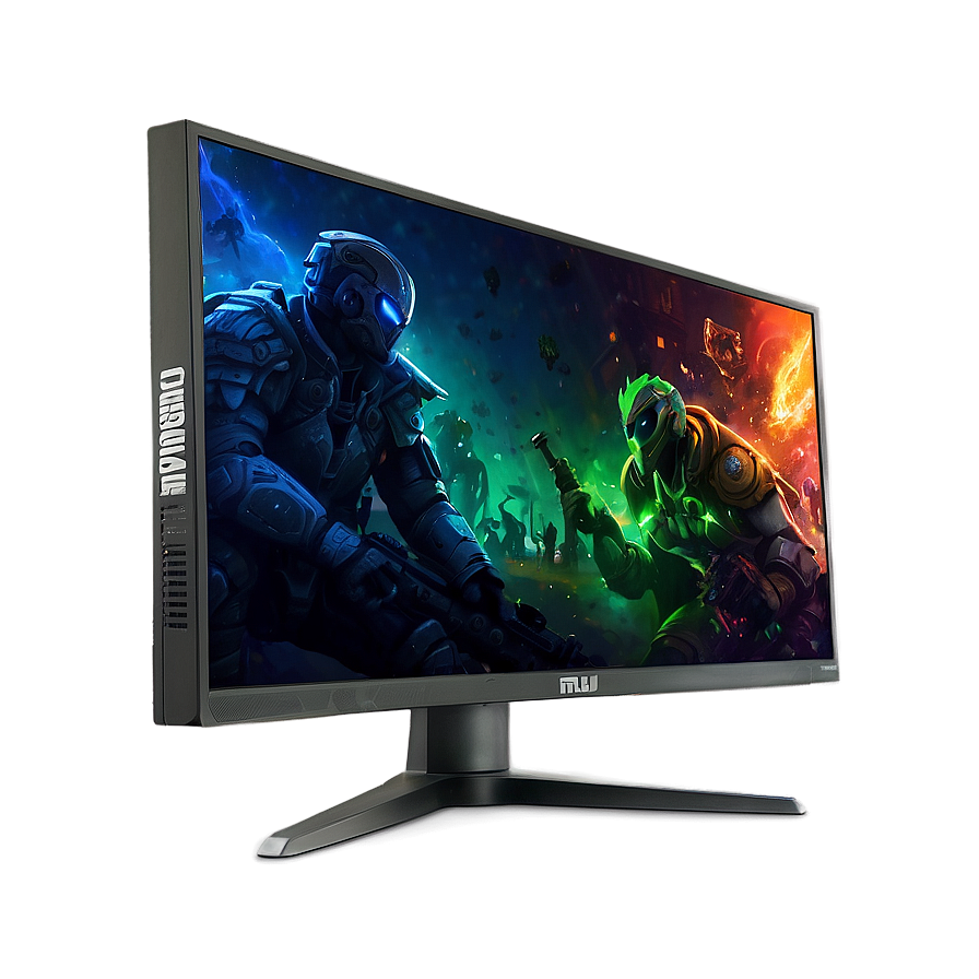 Rgb Gaming Monitor Png Whq70 PNG Image