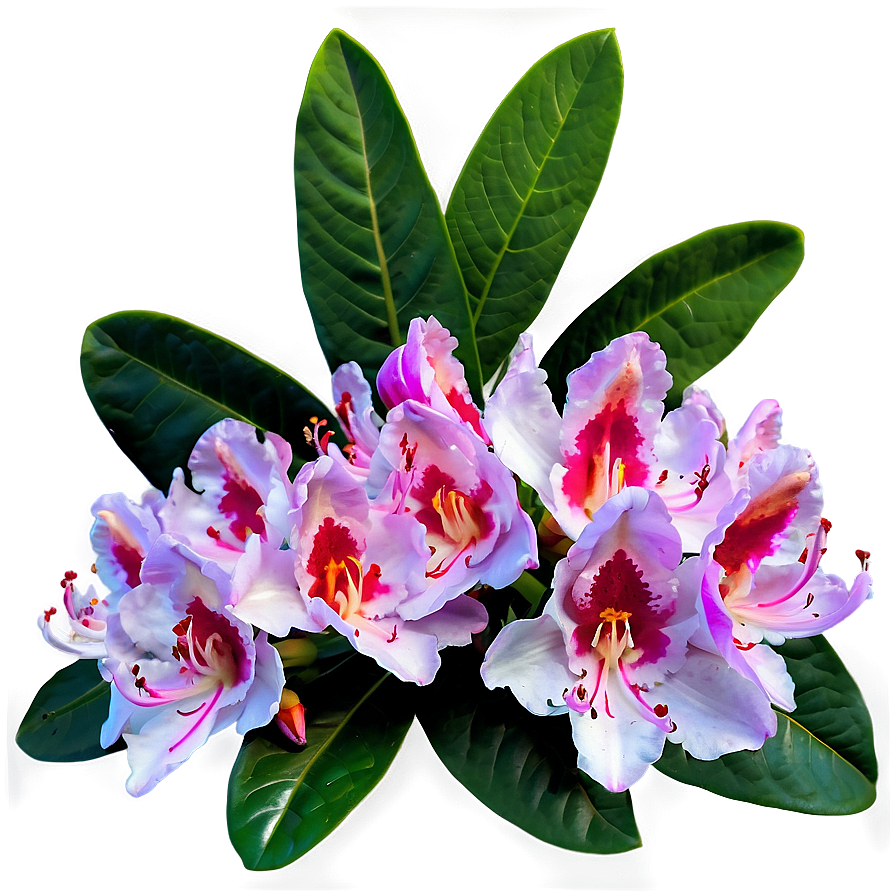 Rhododendron Bouquet Png Mfr59 PNG Image